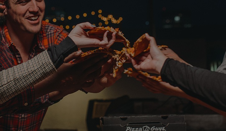 Pizza Guys paid social campaign creative