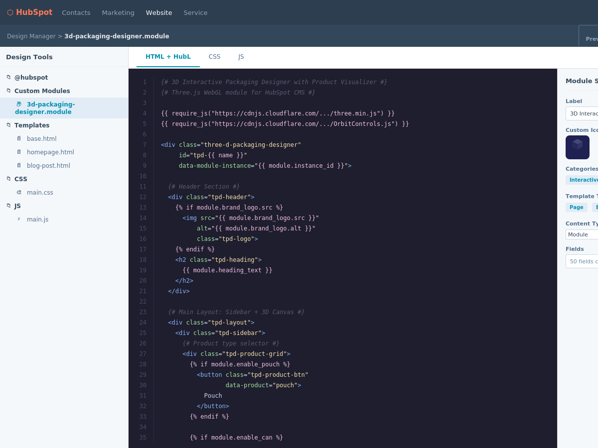 Full HubSpot Editor Integration